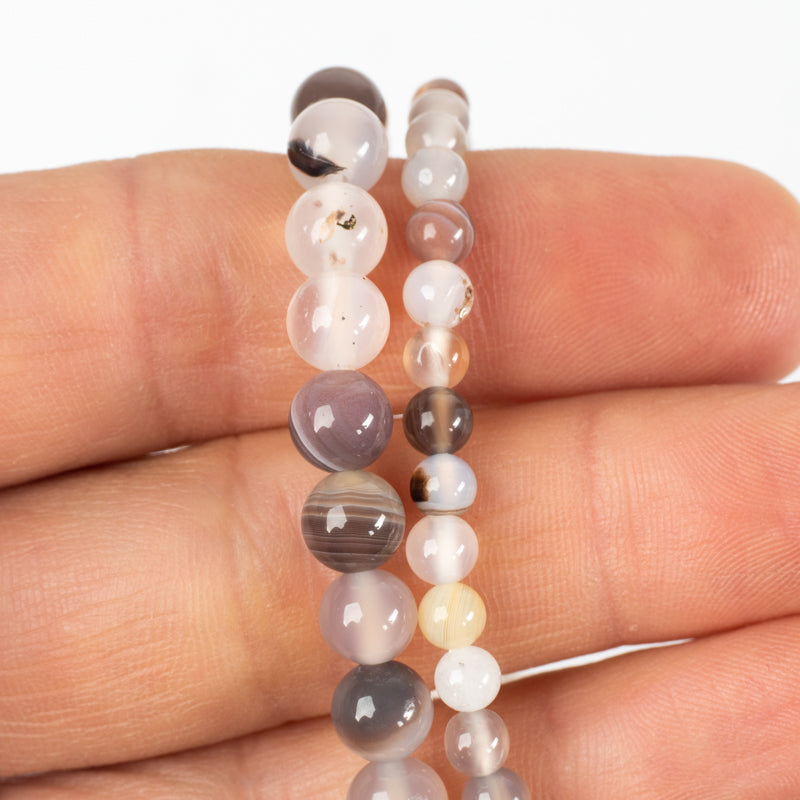 Botswana Agate Bracelet Jewelry: Bracelet Milk and Honey