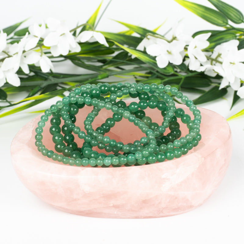 Green Aventurine Bracelet Jewelry: Bracelet Milk and Honey