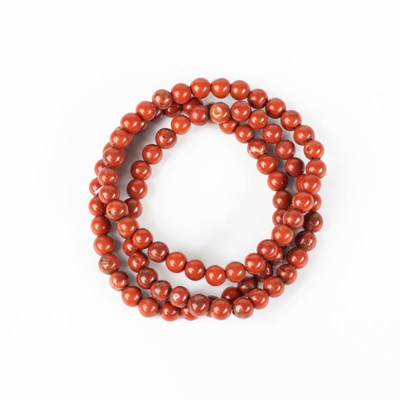 Red Jasper Bracelet Jewelry: Bracelet Aries 6mm