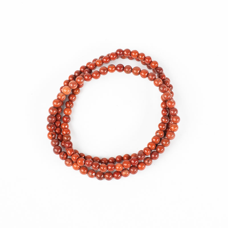 Red Jasper Bracelet Jewelry: Bracelet Aries 4mm