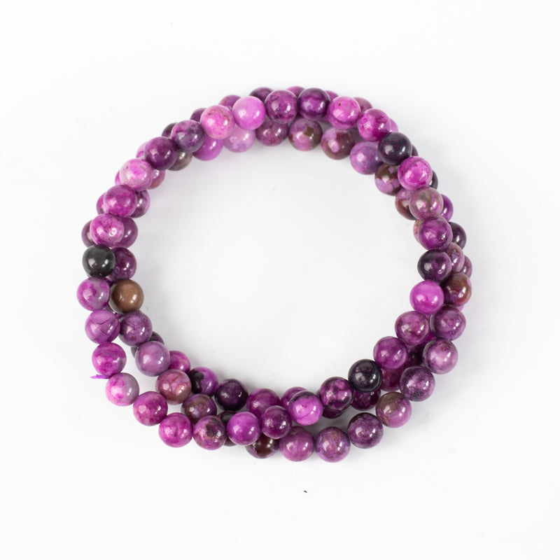 Charoite Bracelet Jewelry: Bracelet Milk and Honey 6mm