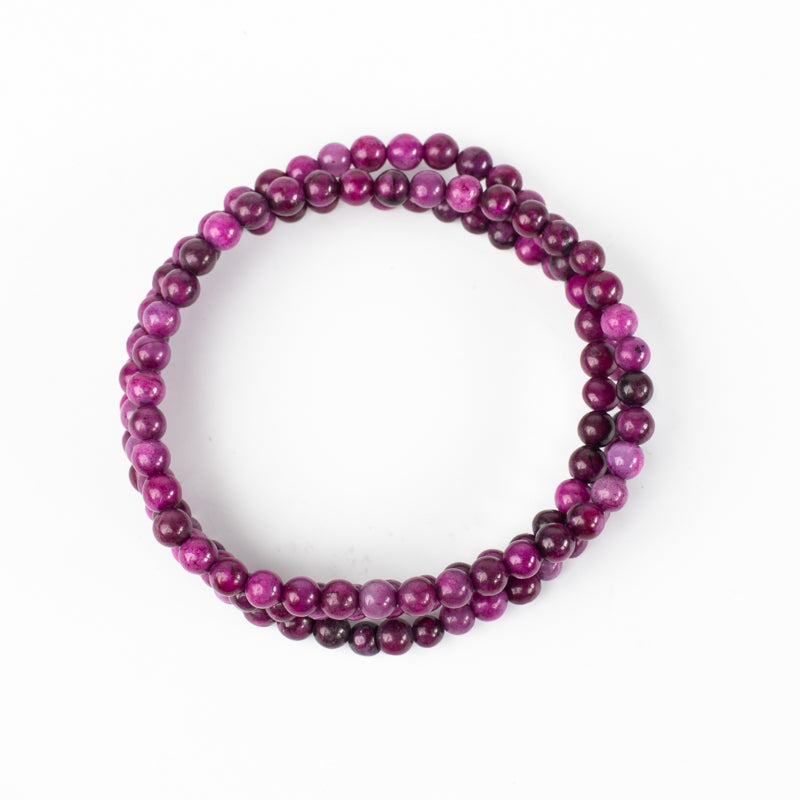 Charoite Bracelet Jewelry: Bracelet Milk and Honey 4mm