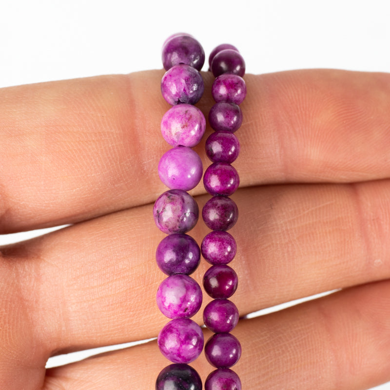 Charoite Bracelet Jewelry: Bracelet Milk and Honey