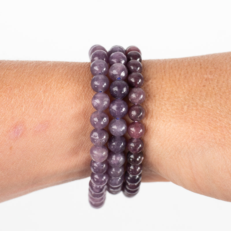 Lepidolite Bracelet Jewelry: Bracelet Milk and Honey
