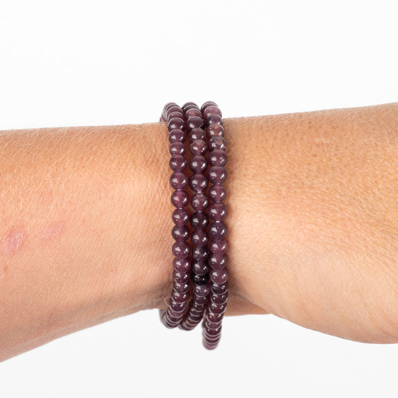 Lepidolite Bracelet Jewelry: Bracelet Milk and Honey