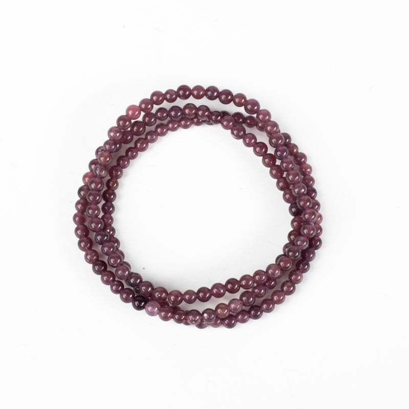 Lepidolite Bracelet Jewelry: Bracelet Milk and Honey 4mm