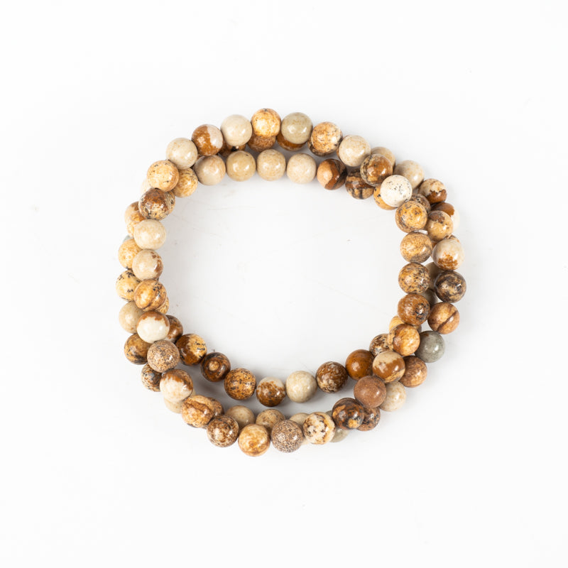 Picture Jasper Bracelet Jewelry: Bracelet Milk and Honey