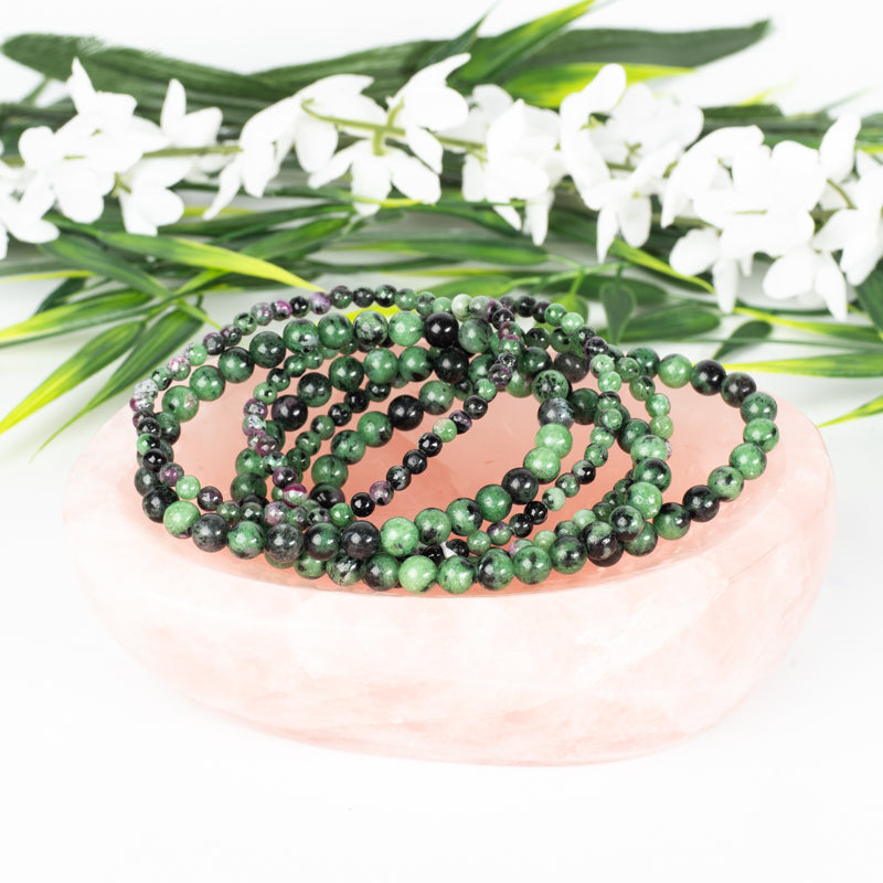 Ruby Zoisite Bracelet Jewelry: Bracelet Milk and Honey