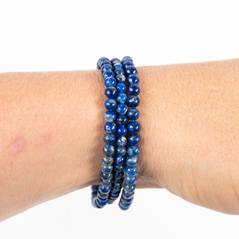 Lapis Lazuli Bracelet Jewelry: Bracelet Milk and Honey 4mm 