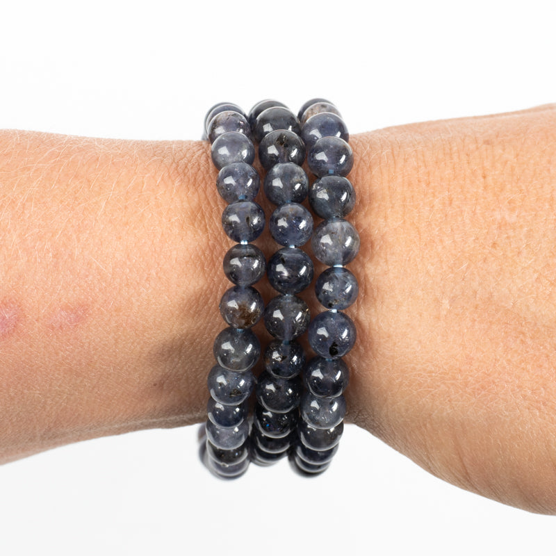 Iolite Bracelet Jewelry: Bracelet Milk and Honey 6mm