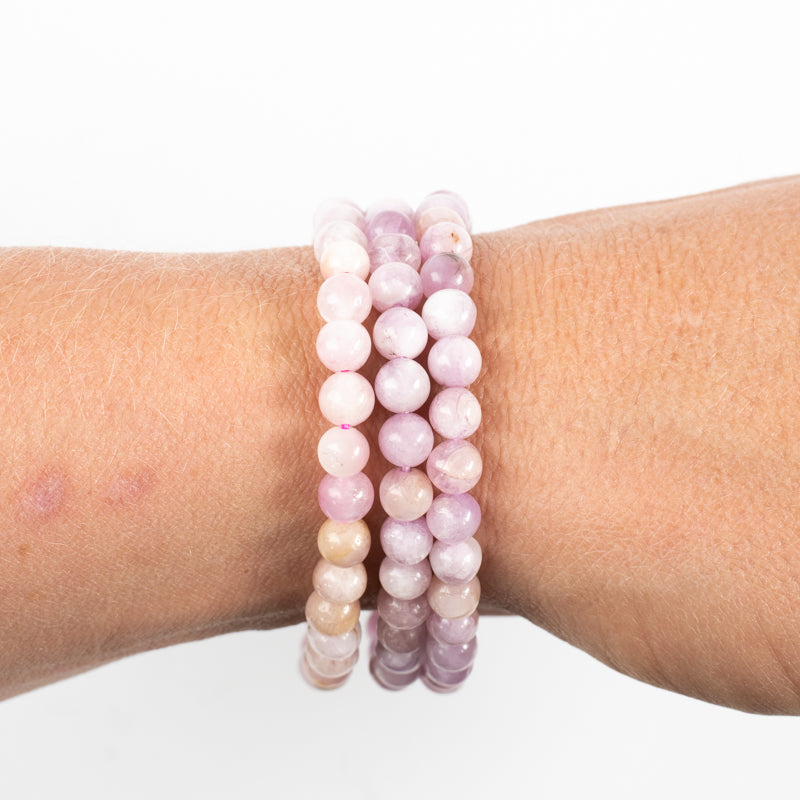 Kunzite Bracelet Jewelry: Bracelet Milk and Honey 6mm
