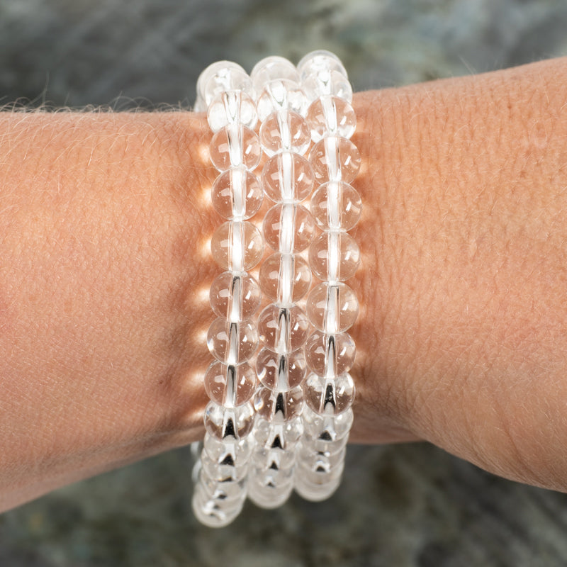 Clear Quartz Bracelet Jewelry: Bracelet Milk and Honey 6mm