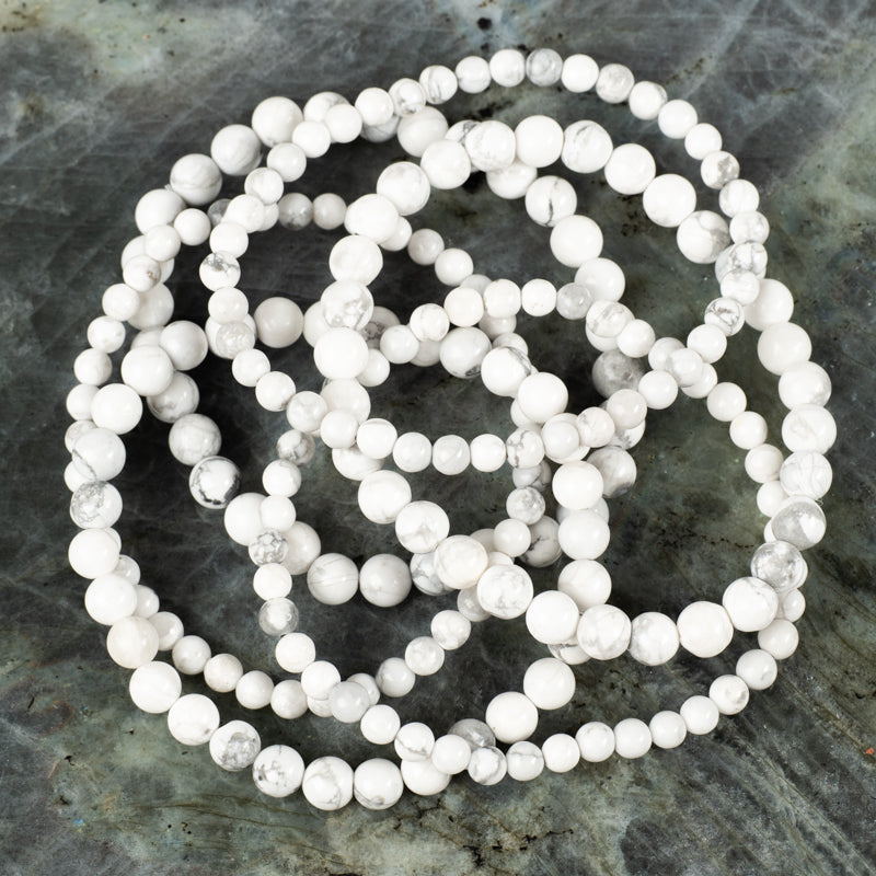 Howlite Bracelet Jewelry: Bracelet Milk and Honey