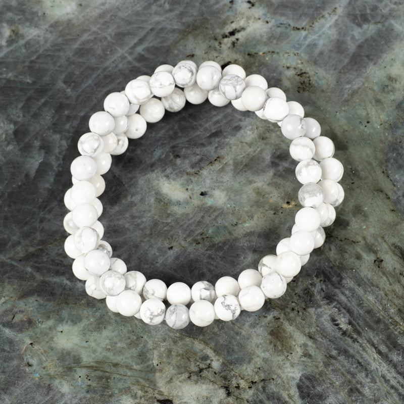 Howlite Bracelet Jewelry: Bracelet Milk and Honey