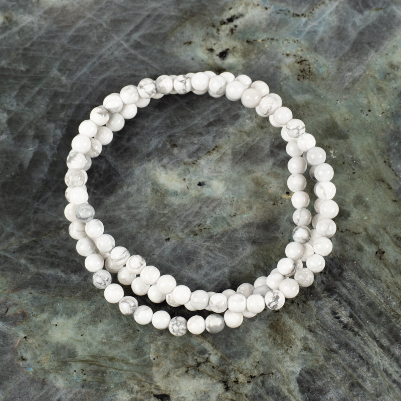 Howlite Bracelet Jewelry: Bracelet Milk and Honey