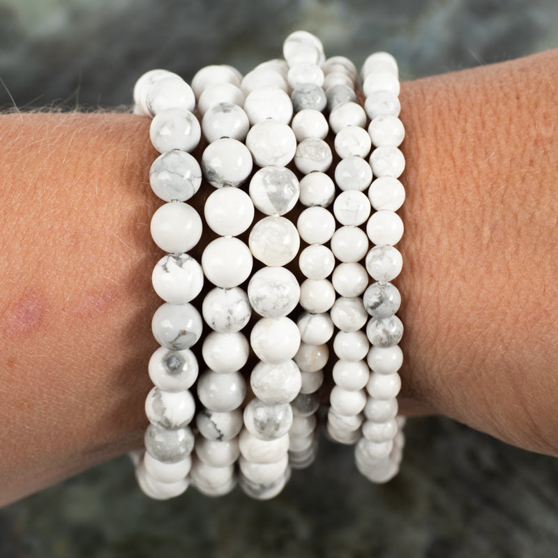 Howlite Bracelet Jewelry: Bracelet Milk and Honey