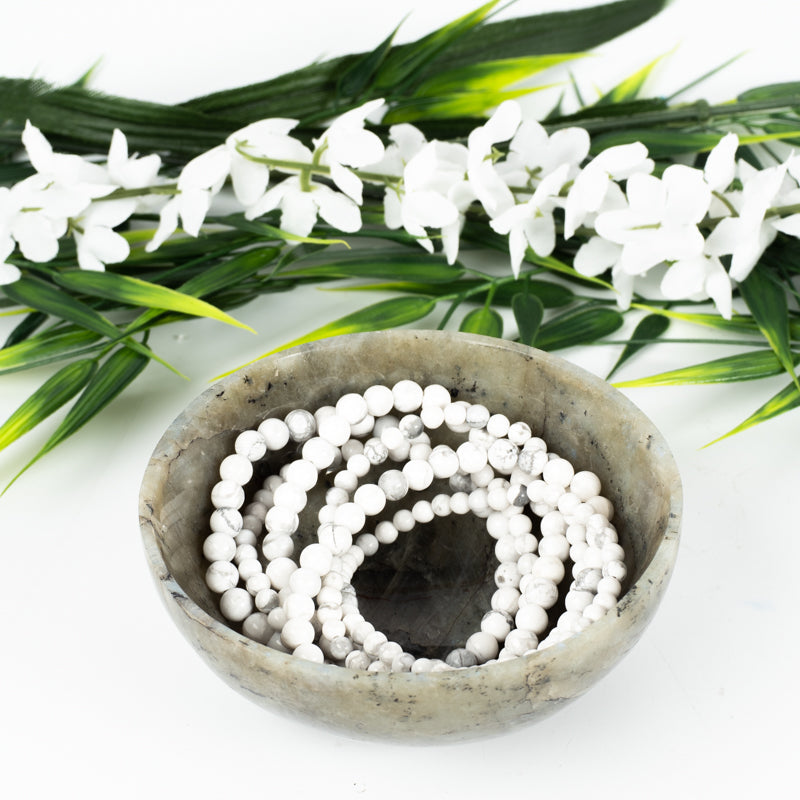 Howlite Bracelet Jewelry: Bracelet Milk and Honey