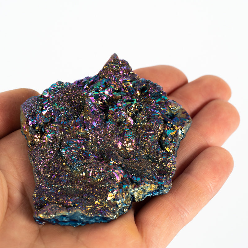 Rainbow Aura Chalcedony Chunk Crystal Chunk Crystal Magic