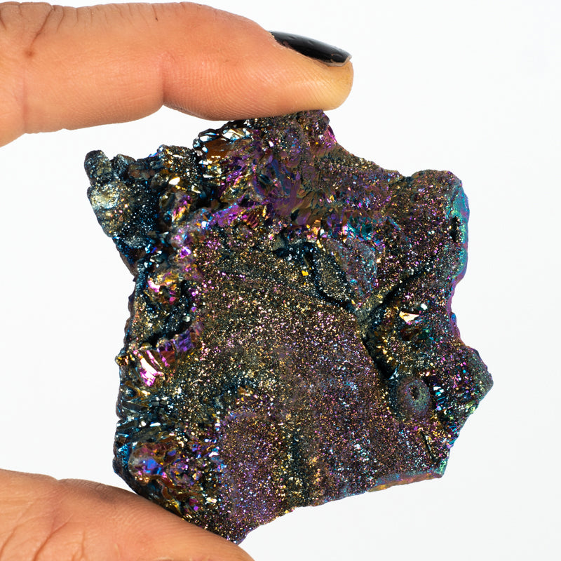 Rainbow Aura Chalcedony Chunk Crystal Chunk Crystal Magic