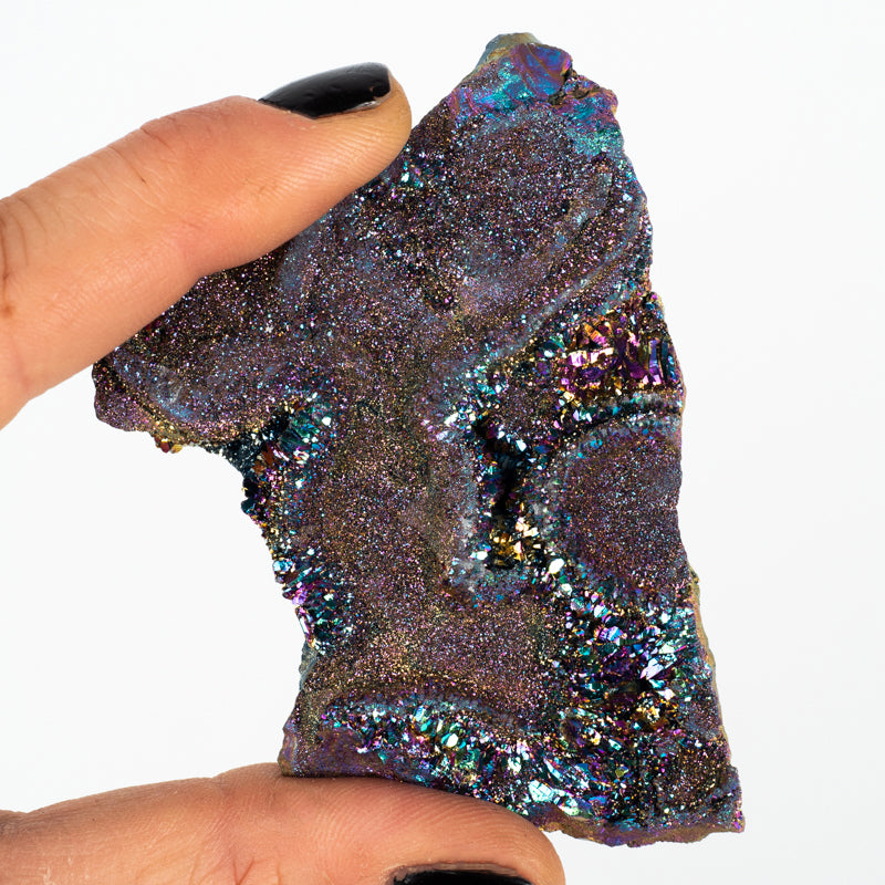 Rainbow Aura Chalcedony Chunk Crystal Chunk Crystal Magic