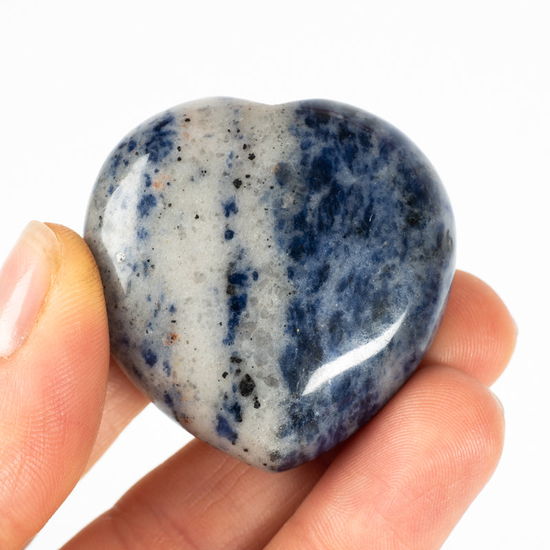 Sodalite Heart Crystal Heart Crystal Magic