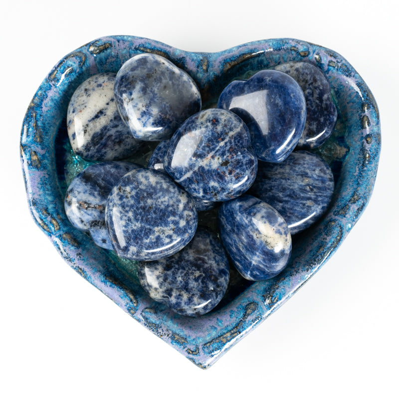 Sodalite Heart Crystal Heart Crystal Magic