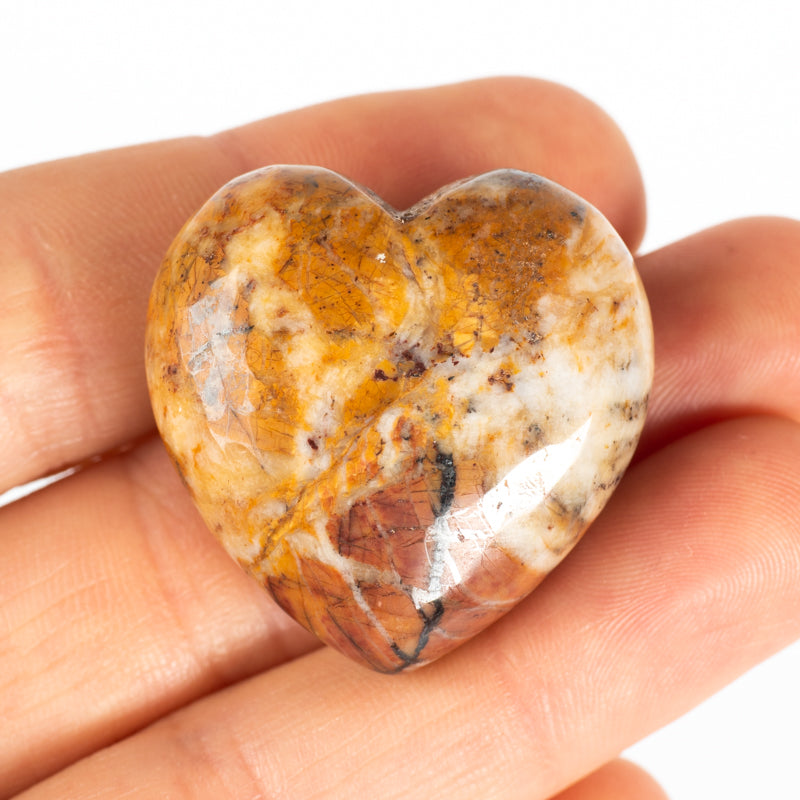 Cherry Creek Jasper Heart Crystal Heart Crystal Magic