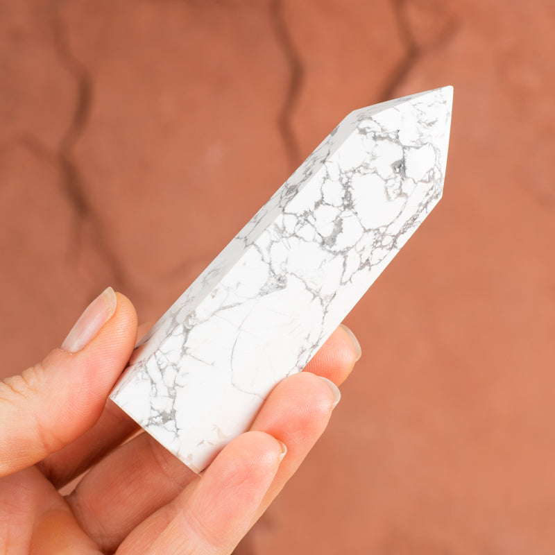 Howlite Point Crystal Point Crystal Magic
