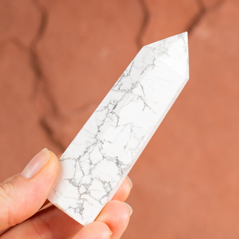 Howlite Point Crystal Point Crystal Magic