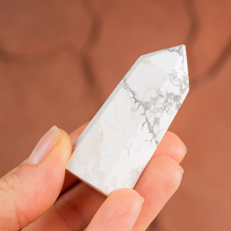 Howlite Point Crystal Point Crystal Magic