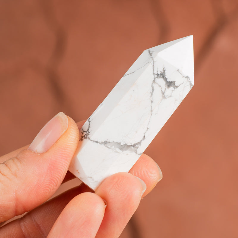 Howlite Point Crystal Point Crystal Magic