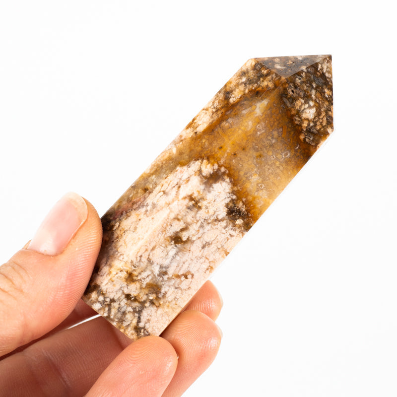 Flower Agate Point Crystal Point Crystal Magic