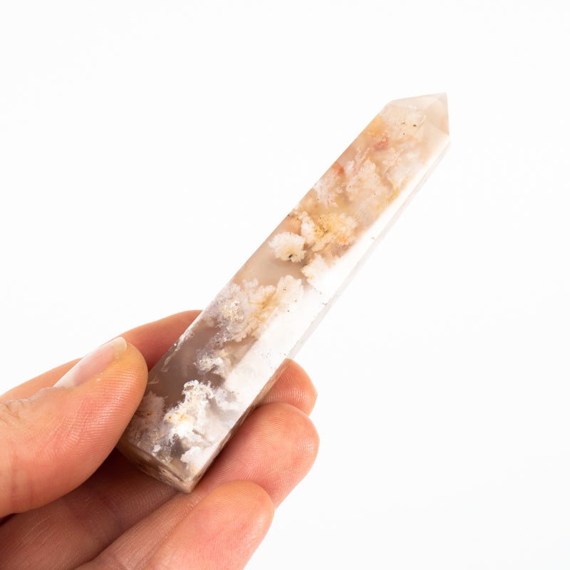 Flower Agate Point Crystal Point Crystal Magic