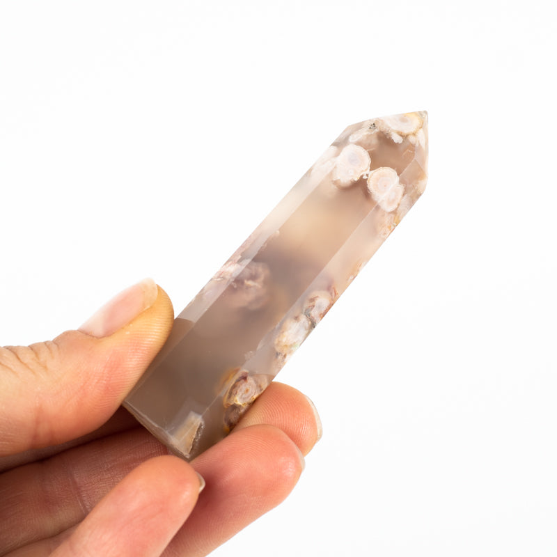 Flower Agate Point Crystal Point Crystal Magic