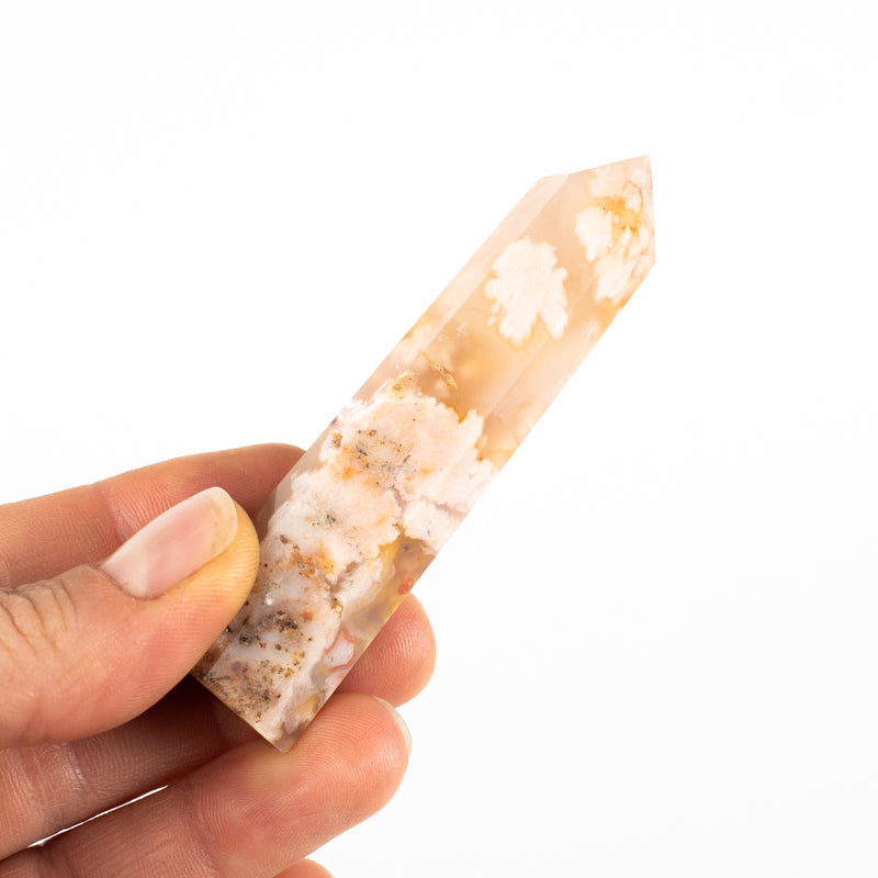 Flower Agate Point Crystal Point Crystal Magic
