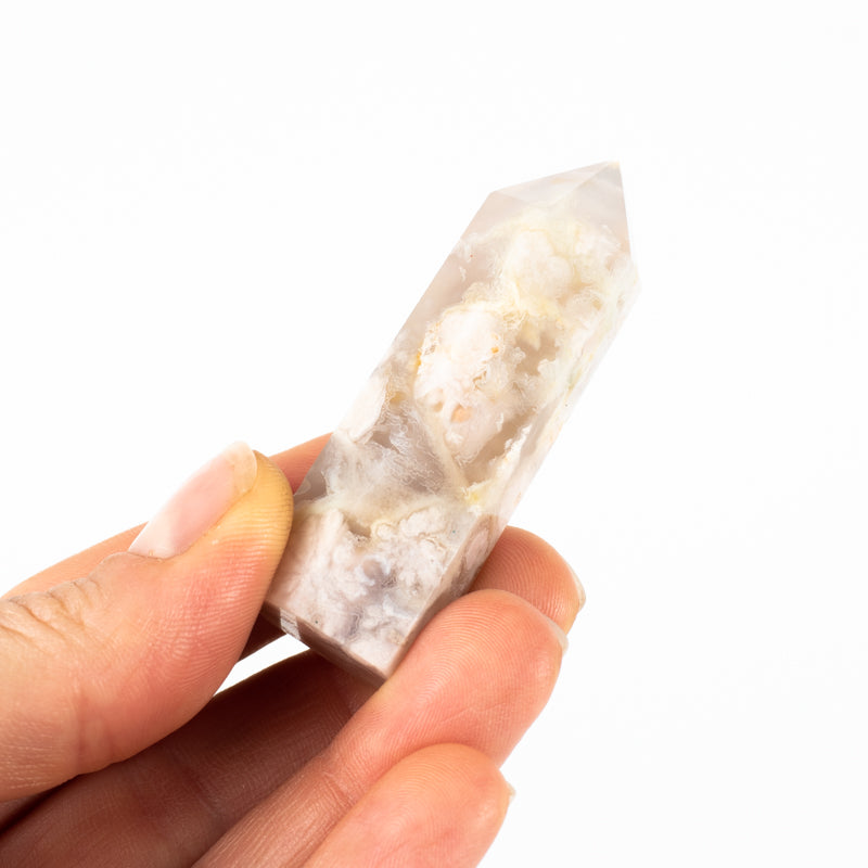 Flower Agate Point Crystal Point Crystal Magic