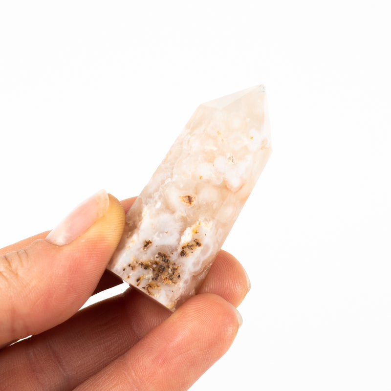 Flower Agate Point Crystal Point Crystal Magic