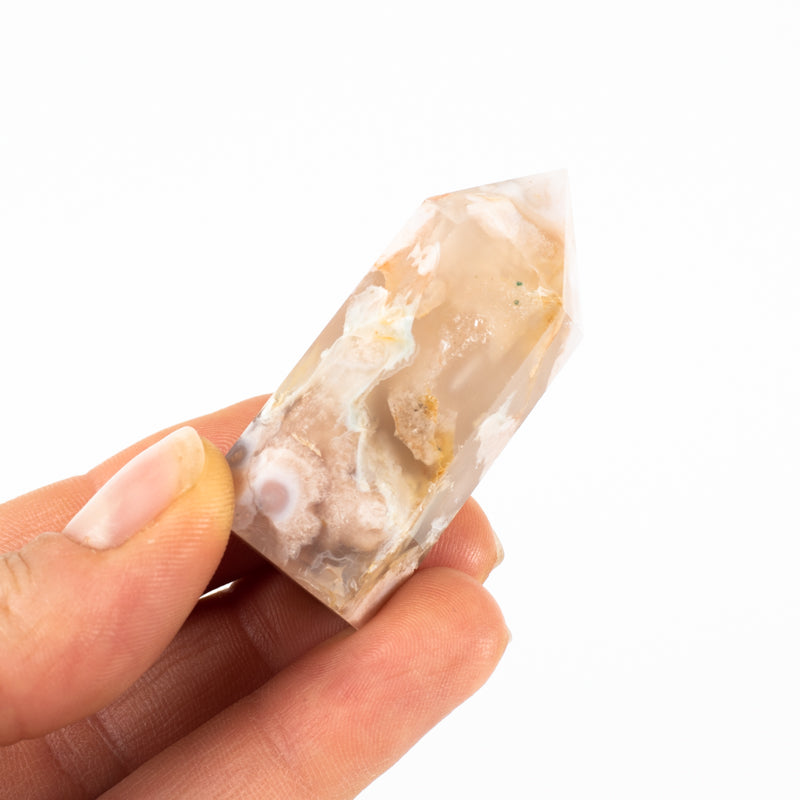 Flower Agate Point Crystal Point Crystal Magic Small