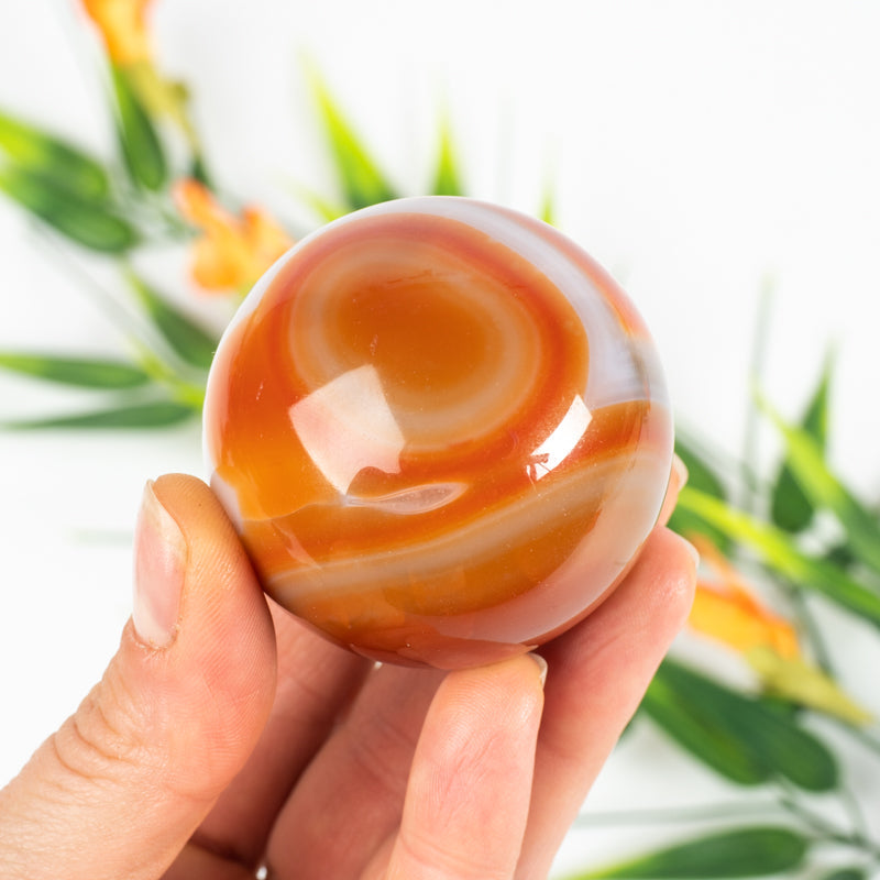Carnelian Sphere Crystal Sphere Aries