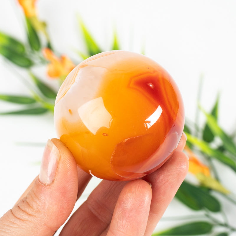 Carnelian Sphere Crystal Sphere Aries