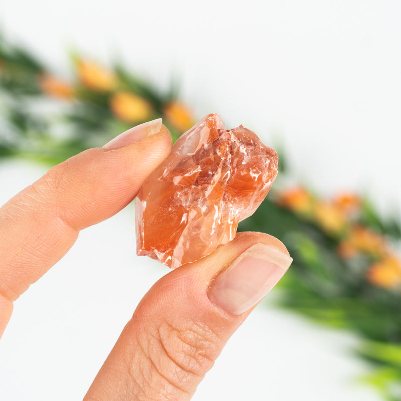 Raw Red Calcite Crystal Chunk Crystal Magic