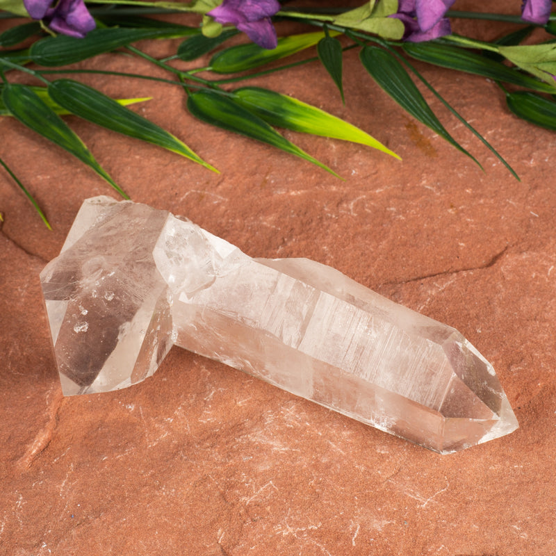 Clear Quartz Dual-Point Crystal Cluster Crystal Magic