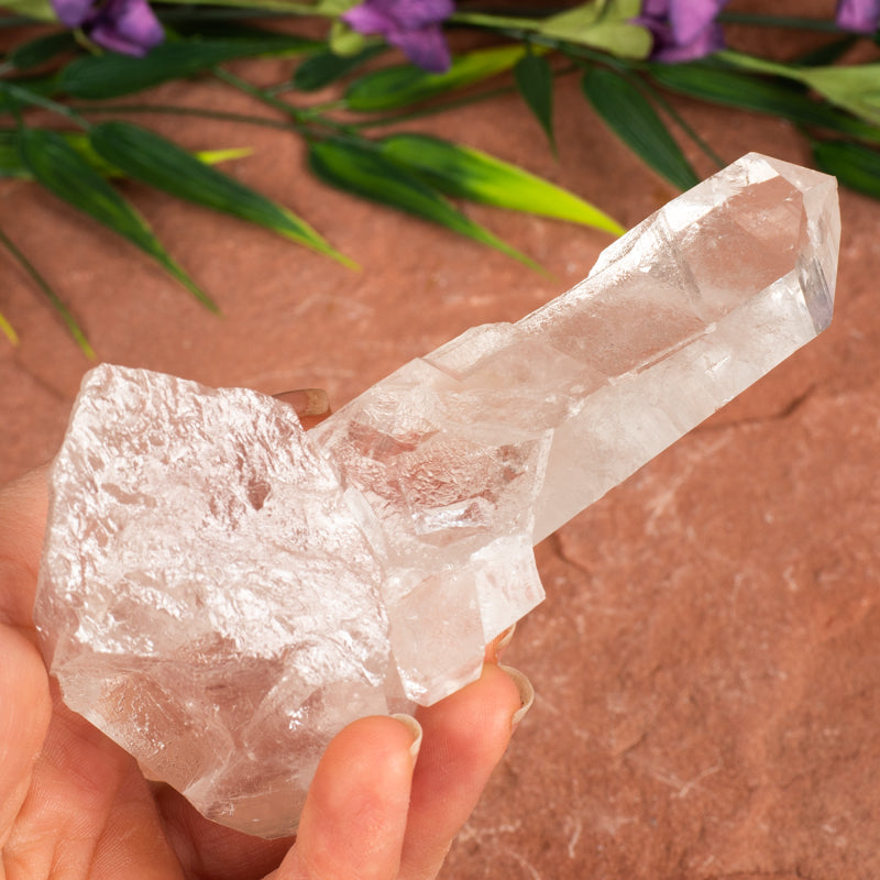 Clear Quartz Dual-Point Crystal Cluster Crystal Magic 