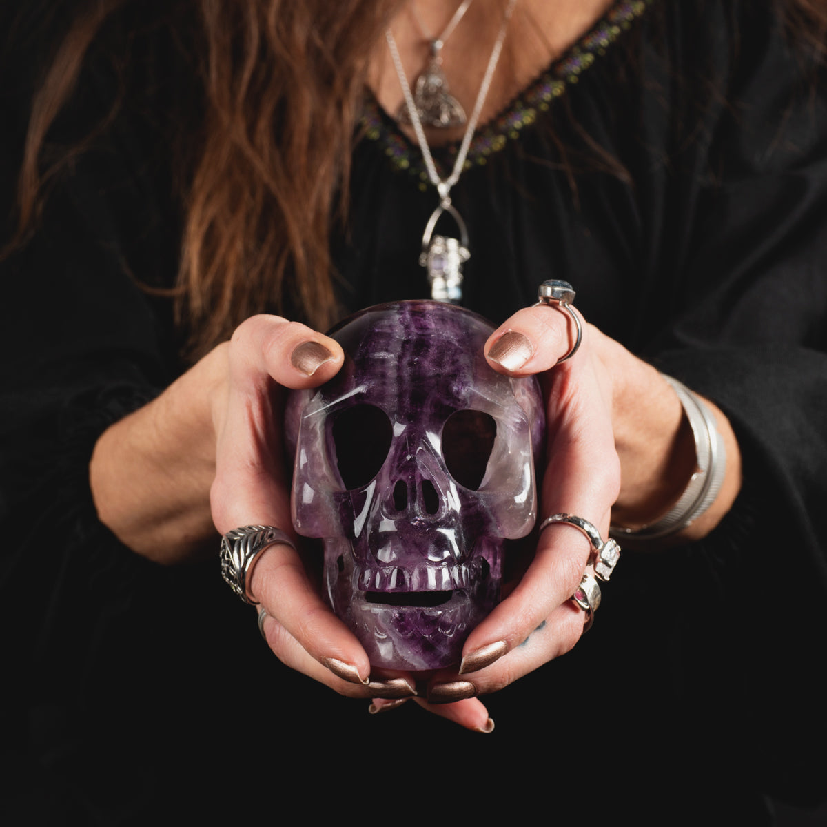 Fluorite Skull Crystal Skull Aquarius
