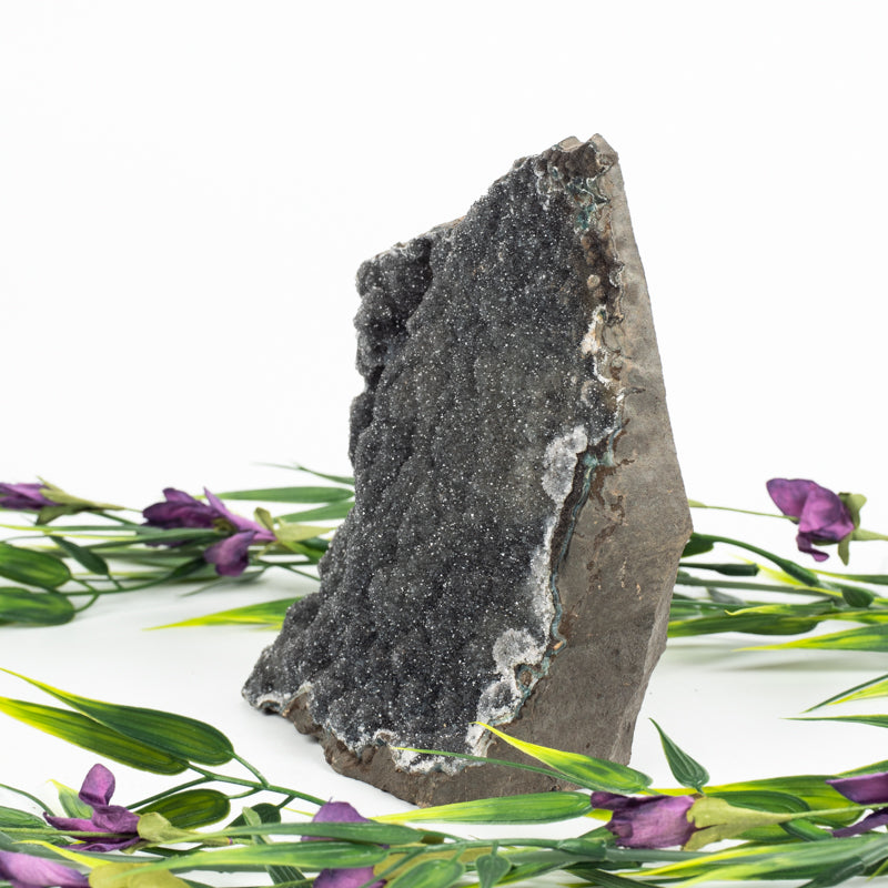 Black Amethyst Geode Crystal Geode Aquarius