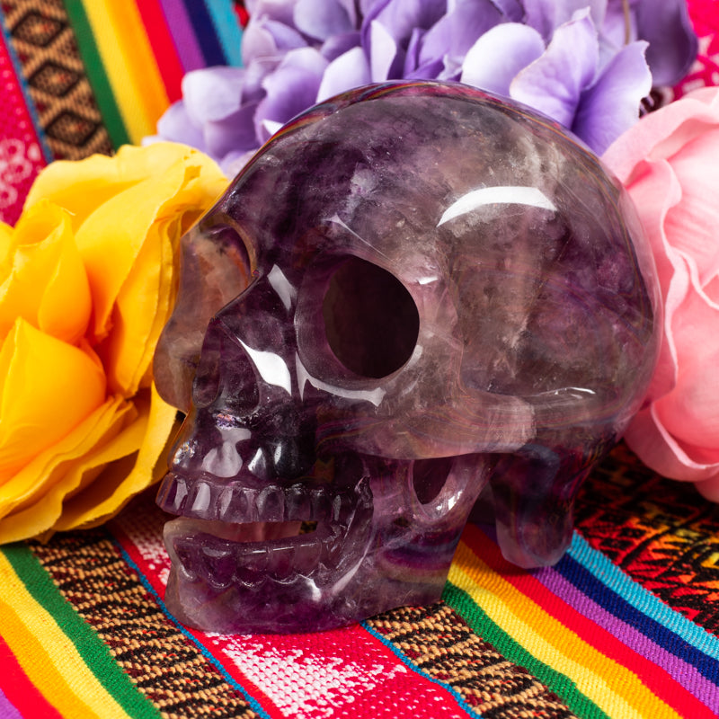 Fluorite Skull Crystal Skull Aquarius