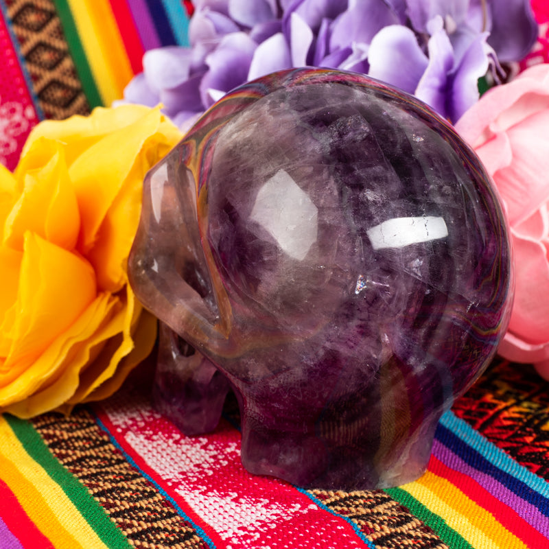 Fluorite Skull Crystal Skull Aquarius