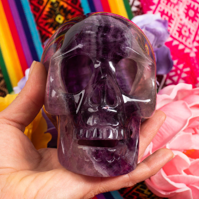 Fluorite Skull Crystal Skull Aquarius