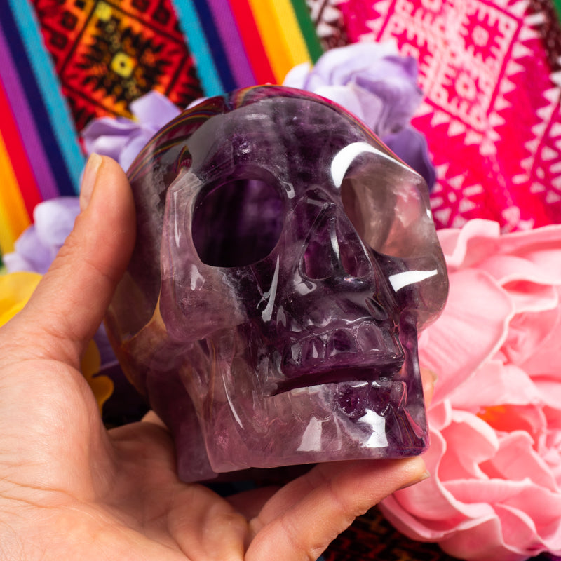 Fluorite Skull Crystal Skull Aquarius