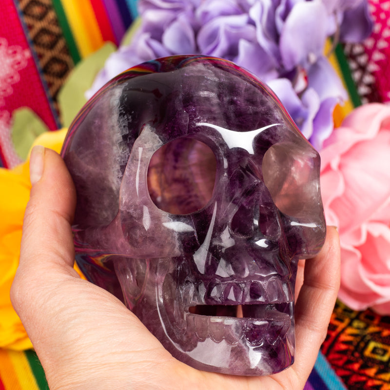 Fluorite Skull Crystal Skull Aquarius